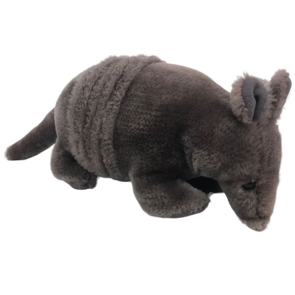 Vtg Russ Berrie Alamo Armadillo Plush 12” Grey Stuffed Animal Toy #883 Ant Eater - Picture 1 of 11